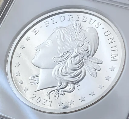 2021年 東カリブ諸国 2ドルプルーフピエフォー銀貨 シルバー・ダラー・ガール PF70UCかつFDI サインラベル NGC 堂々最高鑑定品！