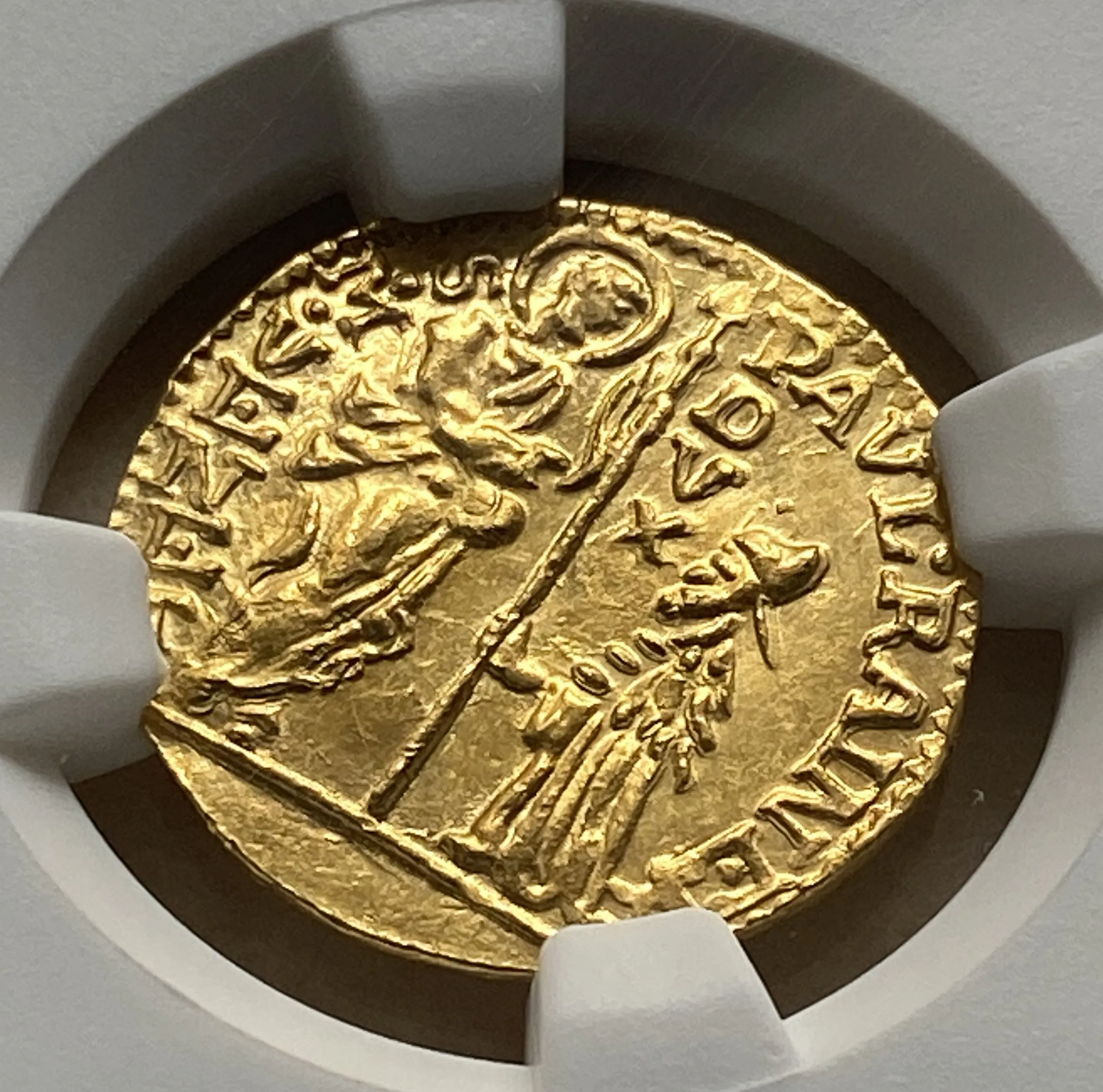 1779-1789年 イタリア ヴェネツィア共和国 ゼッキーノ金貨 ドージェ・パオロ・レニエル MS64 NGC 鑑定品!