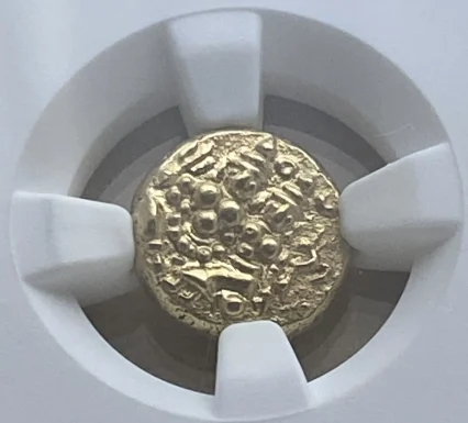 1799-1806年 インド マイソール王国 1パゴダ金貨(3.43g) クリシュナラージャ・ウォデヤール3世 MS66 NGC 鑑定品!