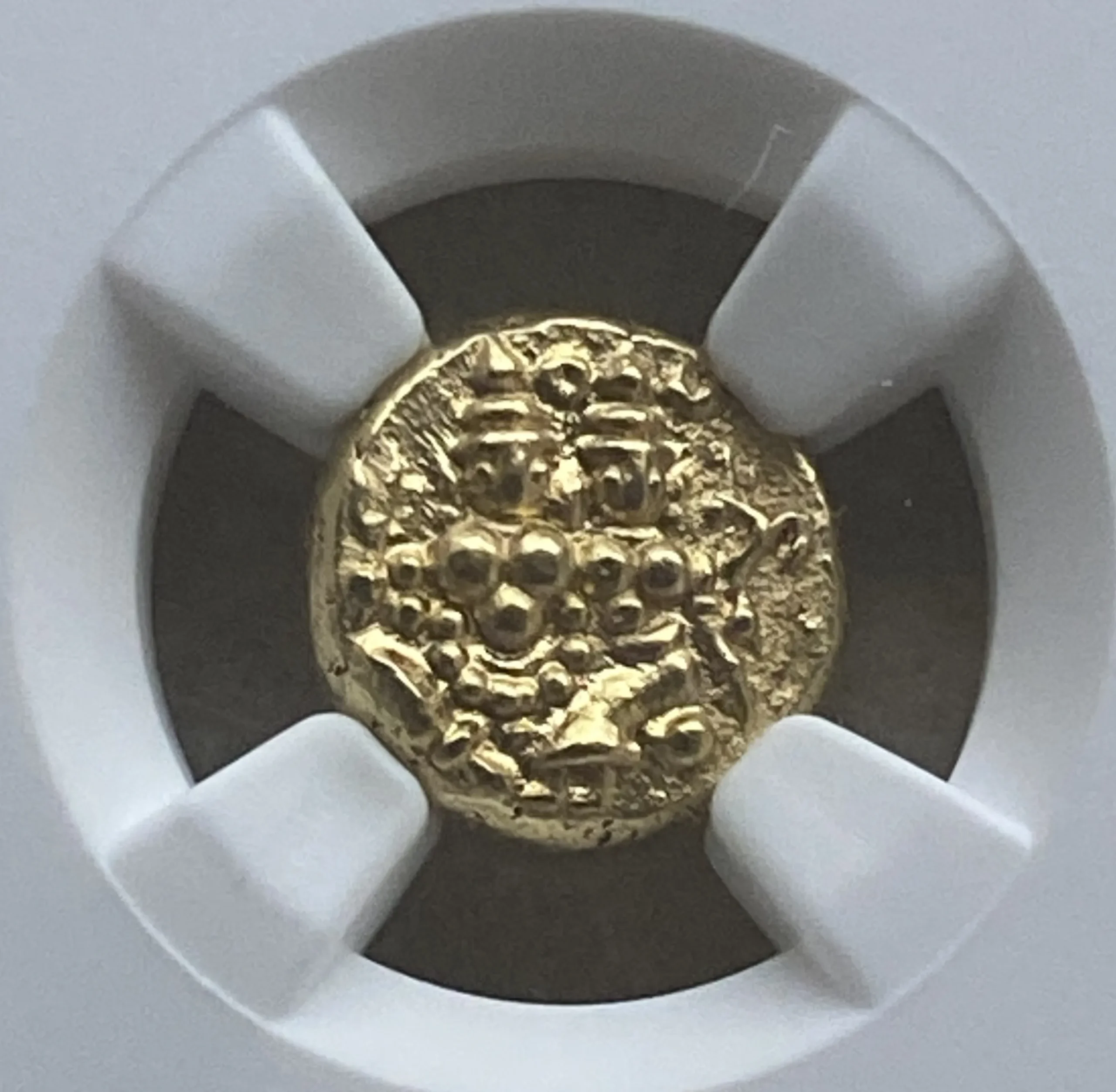 1799-1806年 インド マイソール王国 1パゴダ金貨(3.43g) クリシュナラージャ・ウォデヤール3世 MS66 NGC 鑑定品! - 画像 (3)