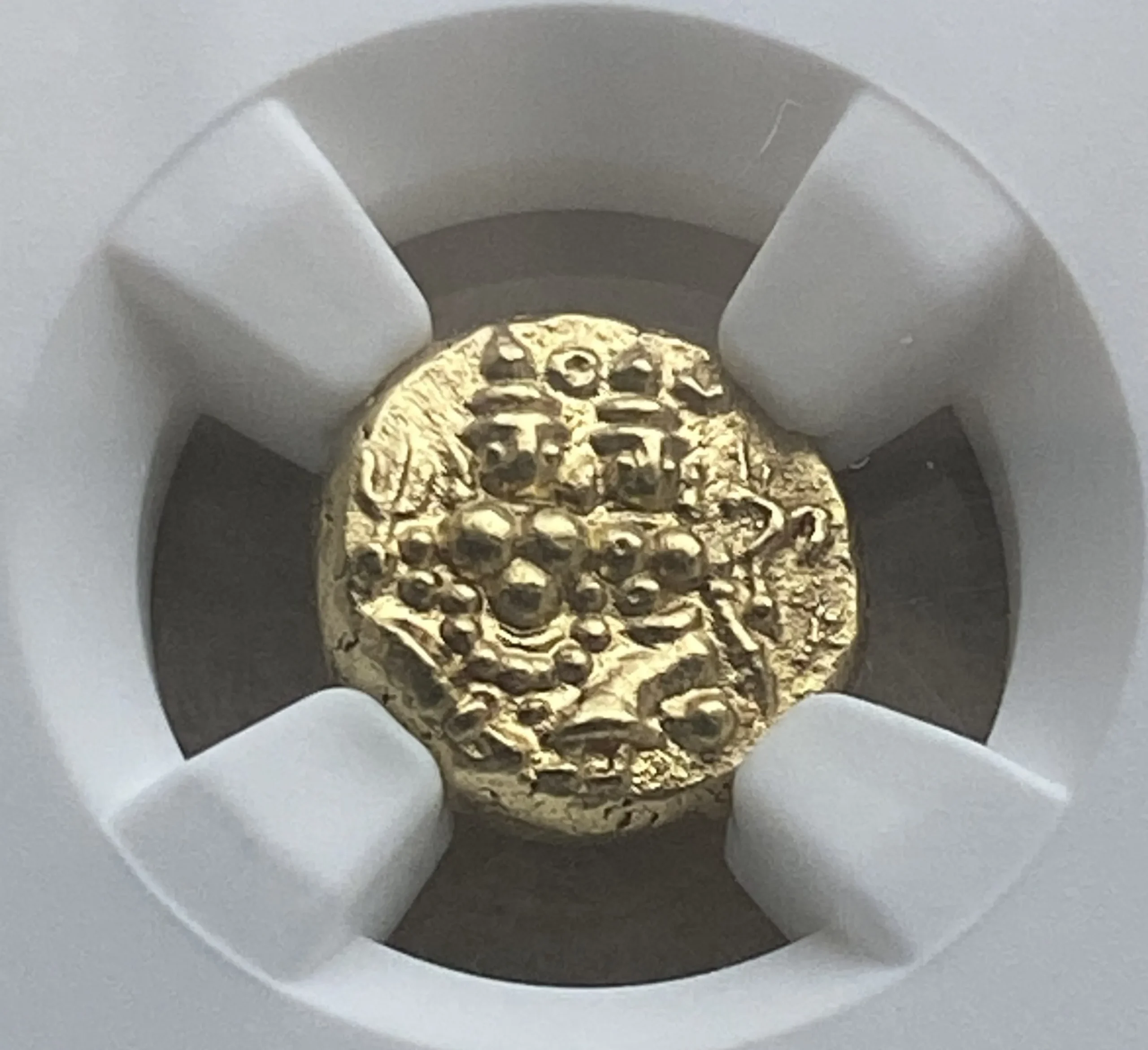 1799-1806年 インド マイソール王国 1パゴダ金貨(3.43g) クリシュナラージャ・ウォデヤール3世 MS66 NGC 鑑定品! - 画像 (4)