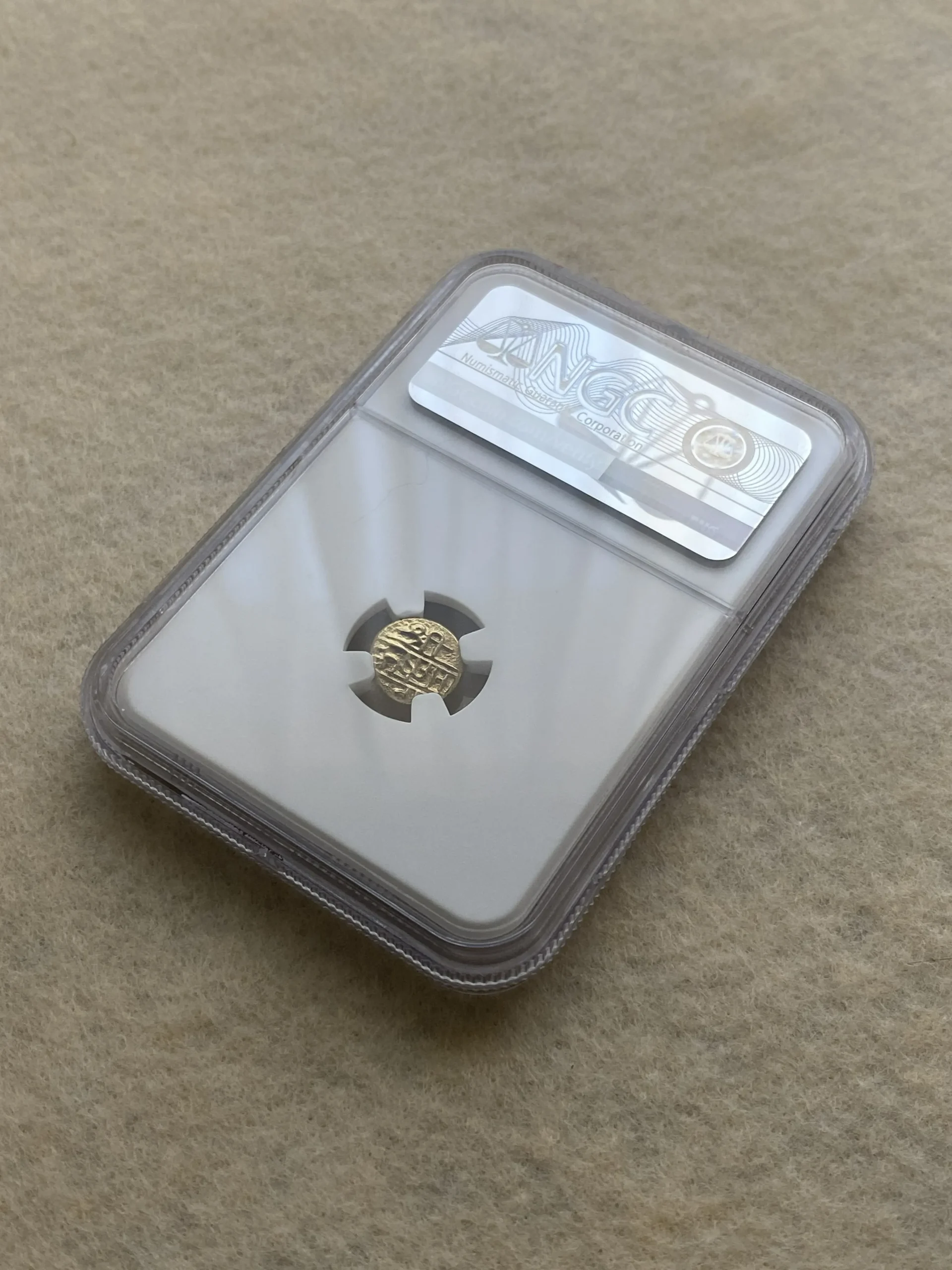 1799-1806年 インド マイソール王国 1パゴダ金貨(3.43g) クリシュナラージャ・ウォデヤール3世 MS66 NGC 鑑定品! - 画像 (6)