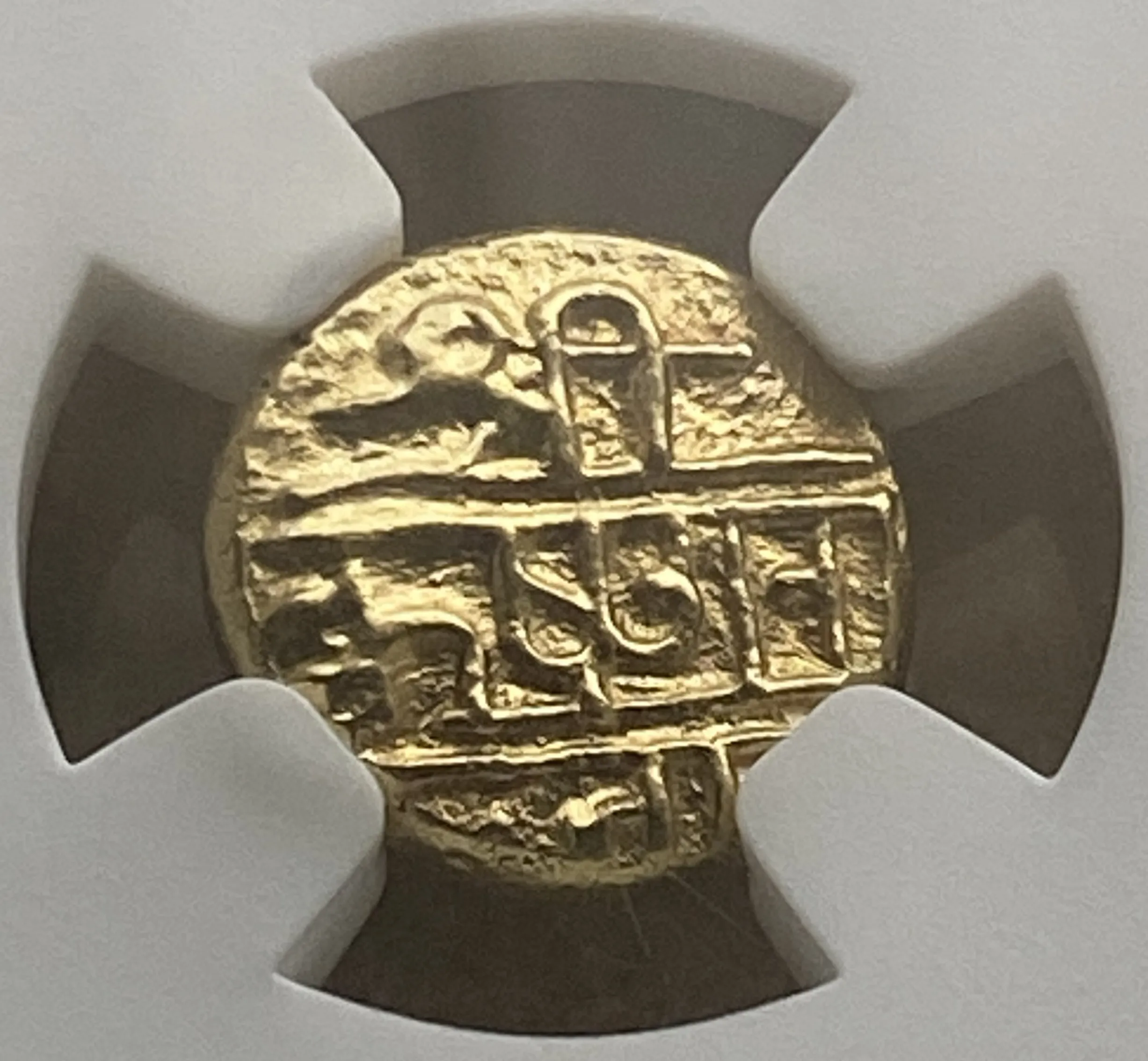 1799-1806年 インド マイソール王国 1パゴダ金貨(3.43g) クリシュナラージャ・ウォデヤール3世 MS66 NGC 鑑定品! - 画像 (8)