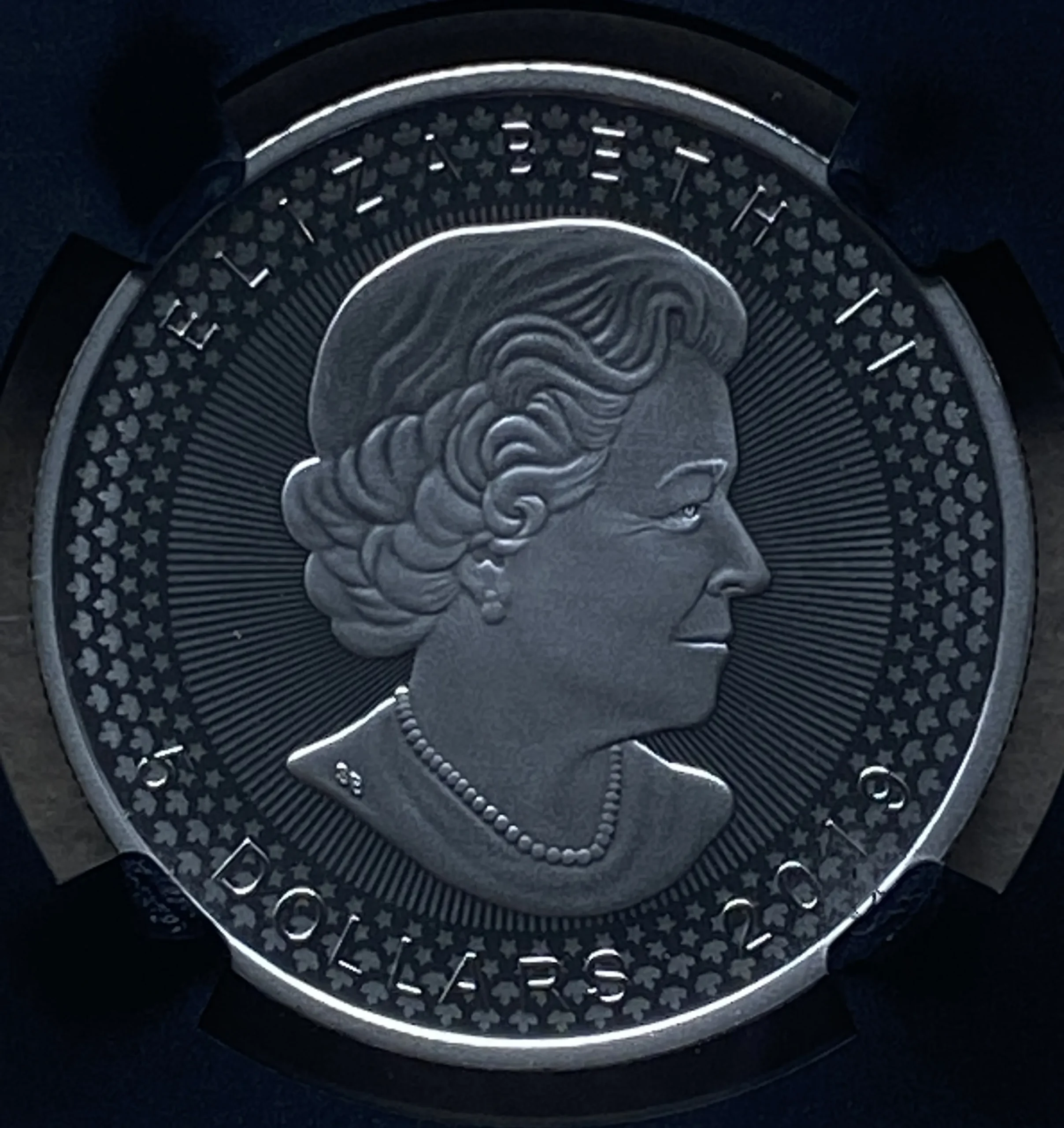 2019年 カナダ 5ドル銀貨 メイプルリーフ モディファイドプルーフ仕様 Susan Taylor氏直筆サイン入りラベル First Day of Issue PF70 NGC 堂々最高鑑定品! - 画像 (7)