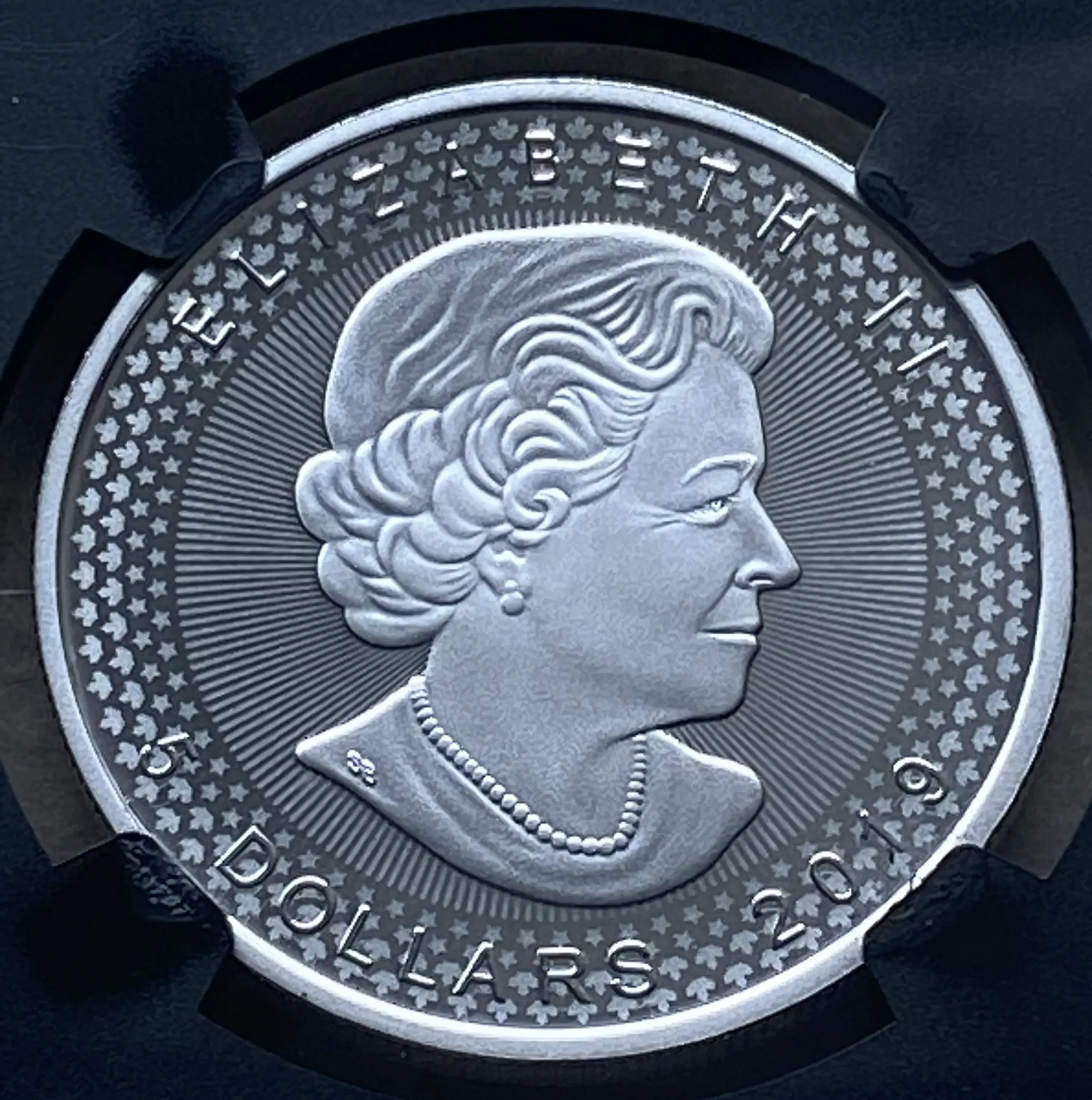 2019年 カナダ 5ドル銀貨 メイプルリーフ モディファイドプルーフ仕様 Susan Taylor氏直筆サイン入りラベル First Day of Issue PF70 NGC 堂々最高鑑定品! - 画像 (8)