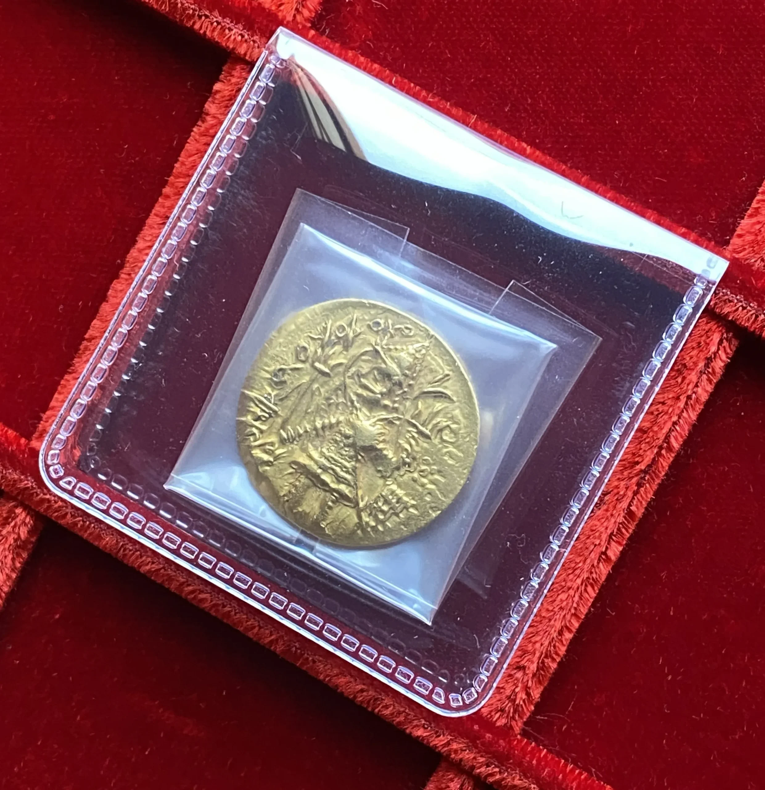 インド クシャーナ朝 ヴァスデーヴァ1世 ディナール金貨(7.72g) 190-230年 シヴァ神意匠 稀少古代金貨! - 画像 (2)
