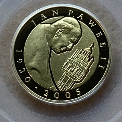2005年 ポーランド 100ズウォティ金貨 ヨハネ・パウロ2世 追悼記念 PCGS PR69DCAM 準最高鑑定！